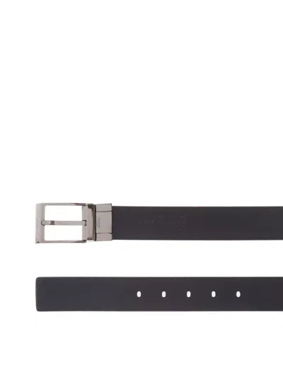 Bally 35mm Reversible Adjustable Belt In Blue