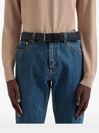 Bally 35mm Reversible Adjustable Belt In Blue