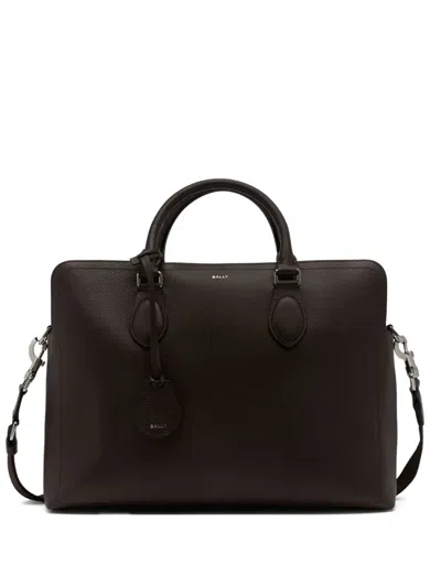 Bally Capitol Briefcase In Brown