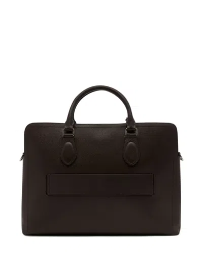 Bally Capitol Briefcase In Brown