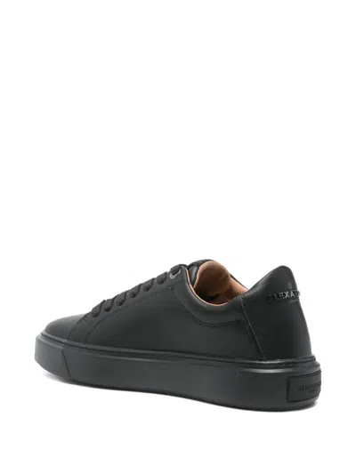 Alexander Smith Leather Sneakers In Black