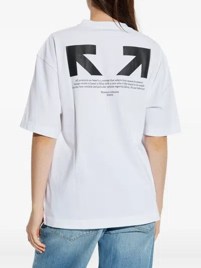 Off-white Skate Arrow Short Sleeve Graphic T-shirt In White