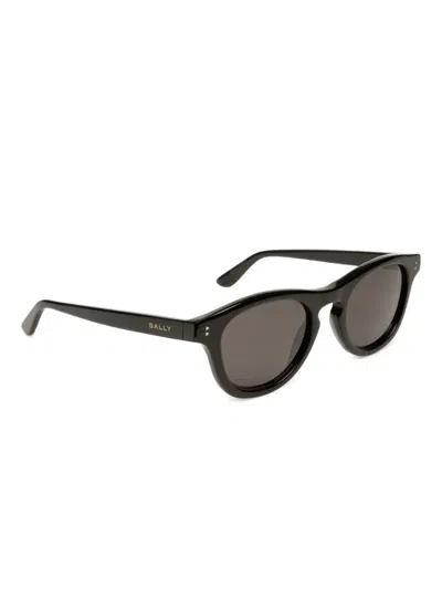 Bally Dieter Round-frame Sunglasses In Black