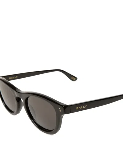 Bally Dieter Round-frame Sunglasses In Black