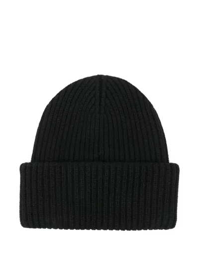 Mc2 Saint Barth "berry" Knitted Hat In Black
