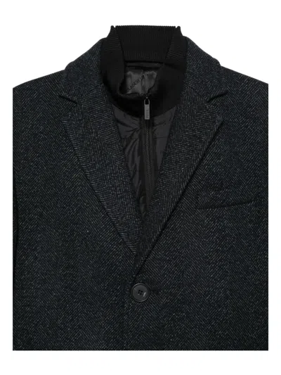 Karl Lagerfeld Single-breasted Coat In Blue