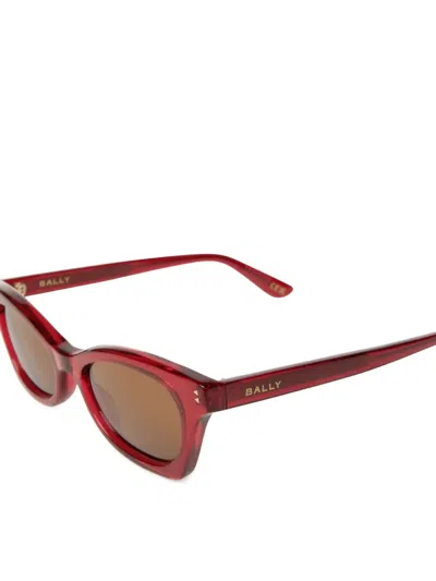 Bally Sue Cat-eye Sunglasses In Red