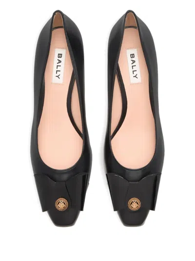 Bally 55mm B-bow Leather Pumps In Black