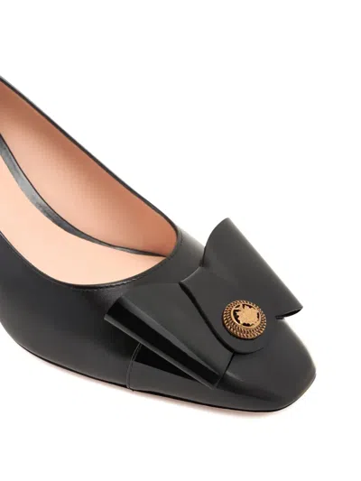 Bally 55mm B-bow Leather Pumps In Black