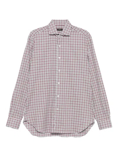 Barba Napoli Checked Shirt In Multi