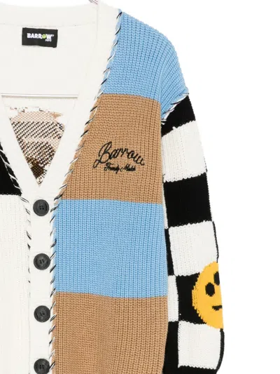 Barrow Patchwork Cardigan In Multi