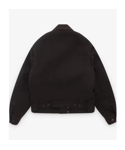 Dries Van Noten Veperny Straight Hem Bomber Jacket In Brown