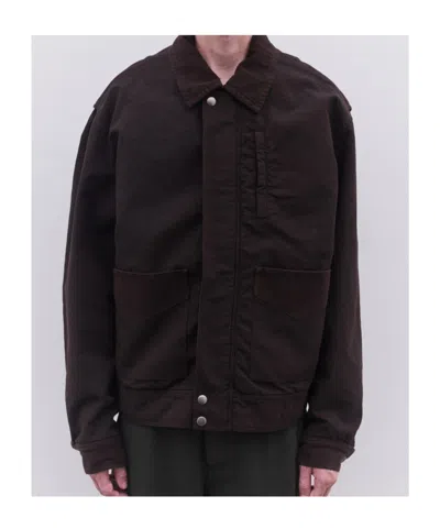 Dries Van Noten Veperny Straight Hem Bomber Jacket In Brown