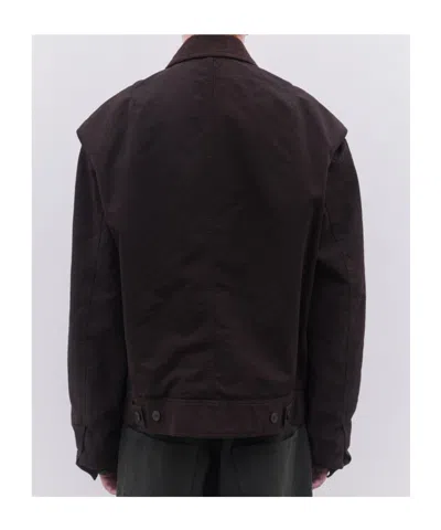 Dries Van Noten Veperny Straight Hem Bomber Jacket In Brown