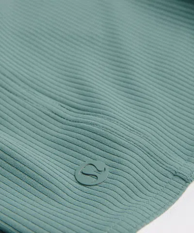 Lululemon Ribbed Nulu High-rise Short 3.5" In Green