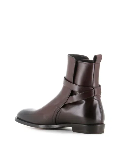 Alberto Fasciani Jason 34013 Buckle Strap Boots In Brown
