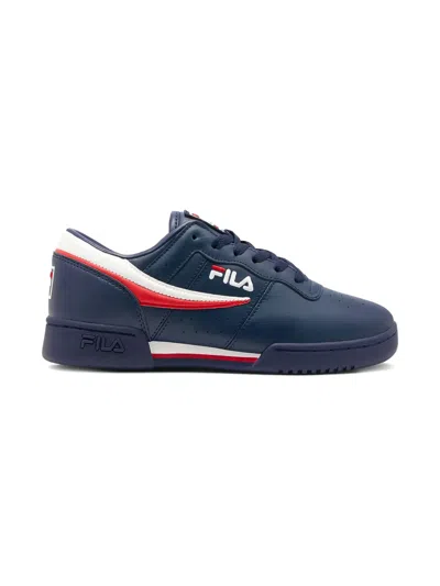 Fila Original Fitness "navy/white/red" Sneakers In Blue