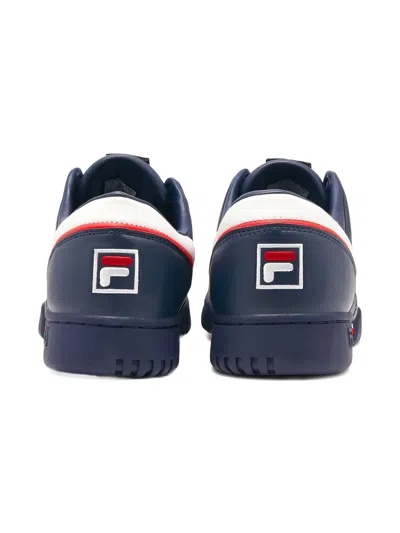 Fila Original Fitness "navy/white/red" Sneakers In Blue