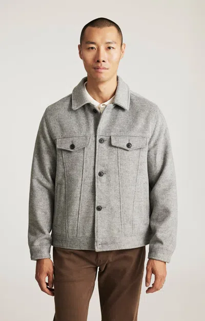 Mavi Double Pocket Jacket In Grey Melange In Gray