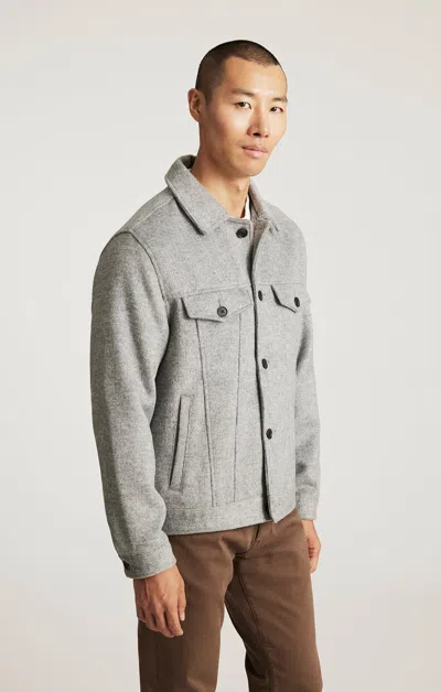 Mavi Double Pocket Jacket In Grey Melange In Gray