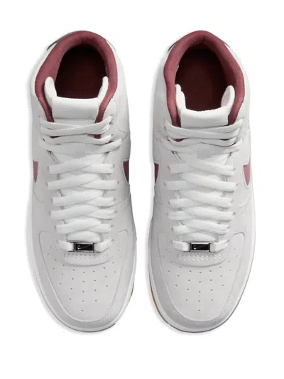 Nike Air Force 1 Sculpt "white/team Red" Sneakers In Neutral