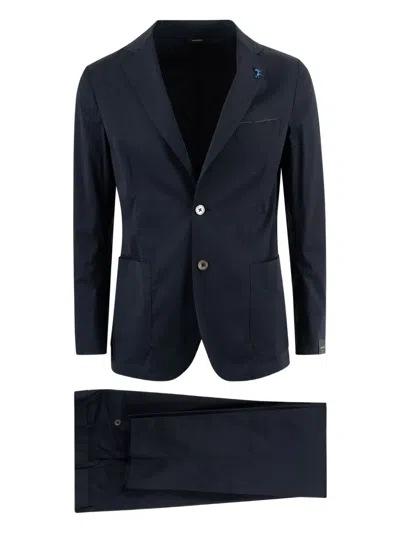 Tombolini Two-button Patch-pocket Suit In Blue