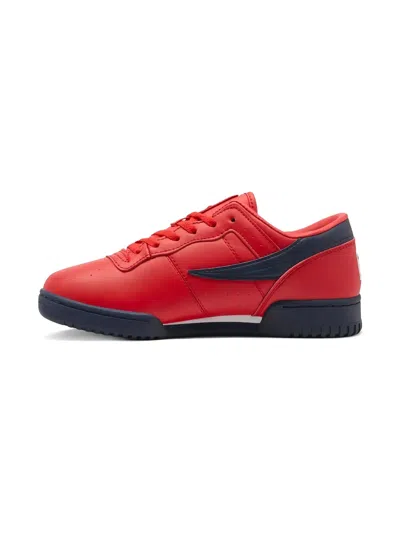 Fila Original Fitness "red/navy/white" Sneakers In Red