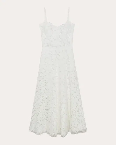 Simkhai Julia Lace Midi Dress In Gray