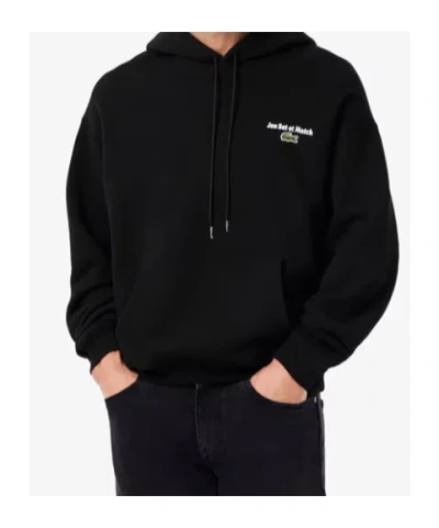 Lacoste Sweatshirt With Logo And Print In Black