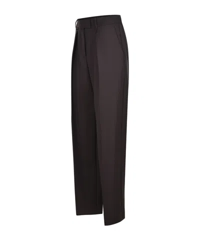 Alysi Pants Made Of A Wool Blend In Brown