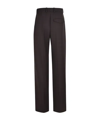 Alysi Pants Made Of A Wool Blend In Brown