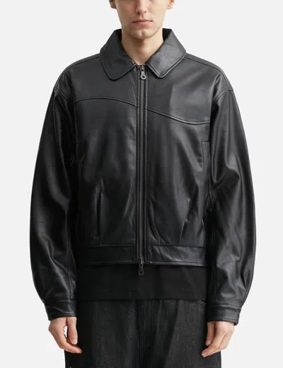 Dime Debossed Wavy Jacket In Black