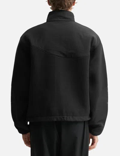 Dime Heavyweight Fleece Jacket In Black