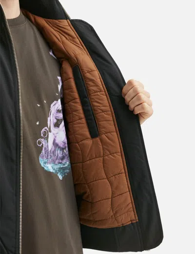 Dime Insulated Bomber In Black