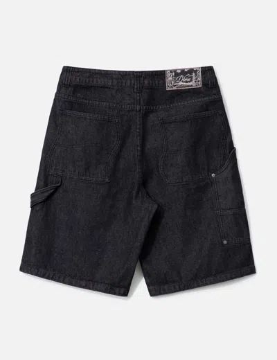 Dime Carpenter Denim Shorts In Black