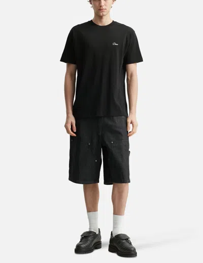Dime Cursive Small Logo T-shirt In Black