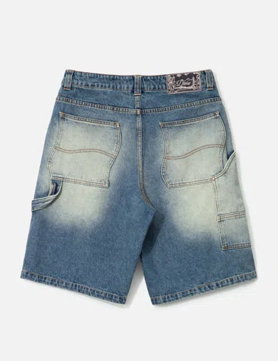 Dime Carpenter Denim Shorts In Blue
