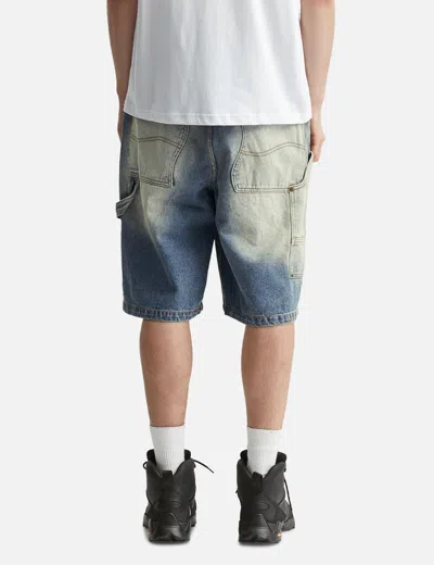 Dime Carpenter Denim Shorts In Blue