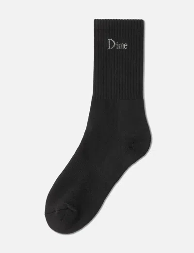 Dime Classic 2 Pack Long Socks In Black