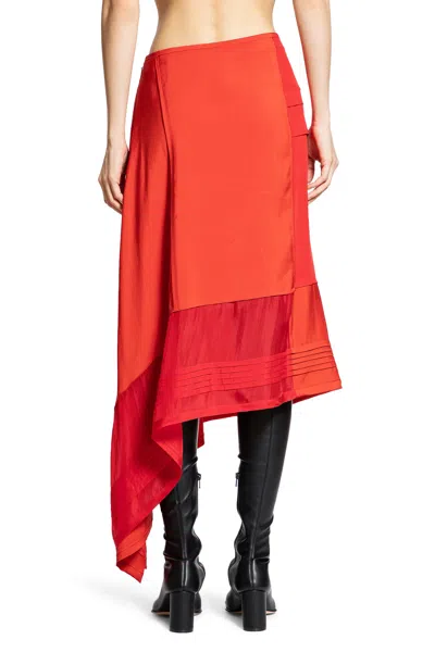 Lemaire Skirt With Pleats In Red