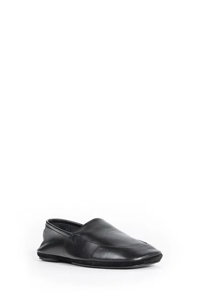 Lemaire Man Black Loafers & Flats In Black