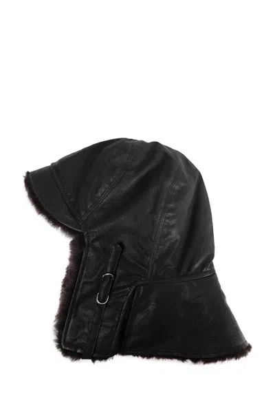 Lemaire Man Black Hats In Black