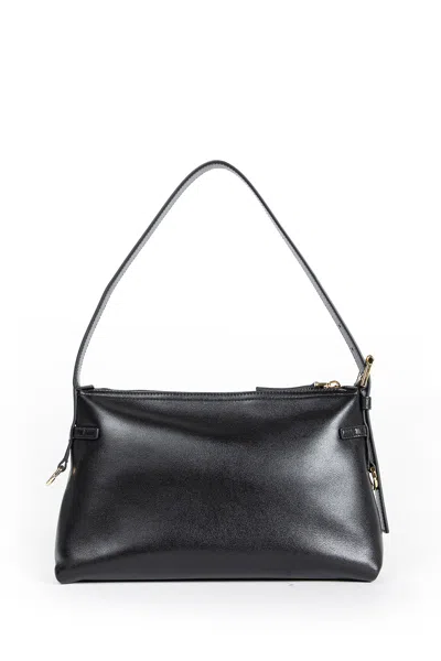Givenchy Voyou Mini Shoulder Bag In Shiny Leather In Black
