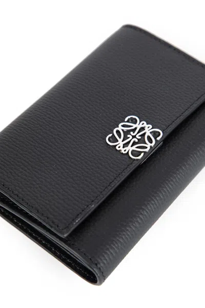 Loewe Woman Black Wallets & Cardholders In Black