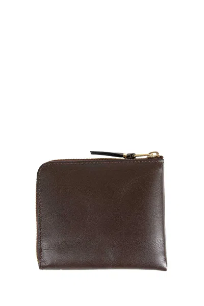 Comme Des Garçons Unisex Brown Wallets & Cardholders In Brown