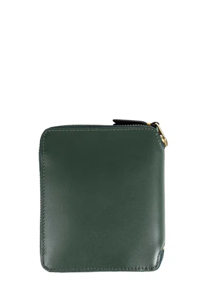 Comme Des Garçons Unisex Green Wallets & Cardholders In Green