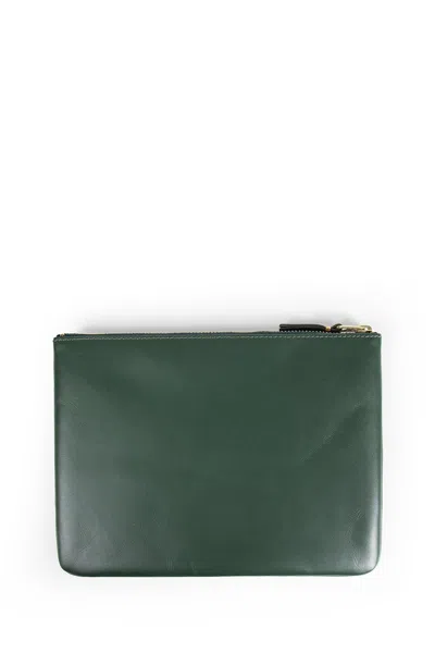 Comme Des Garçons Unisex Green Wallets & Cardholders In Green
