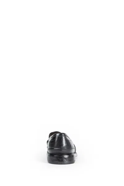 Premiata Man Black Loafers & Flats In Black