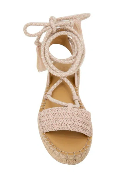Splendid Meredith Womens Gladiator Open Toe Espadrilles In Pink
