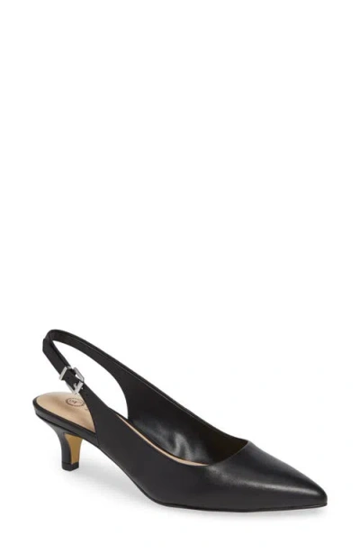 Bella Vita Scarlette Kitten Heel Slingback Pump In Black